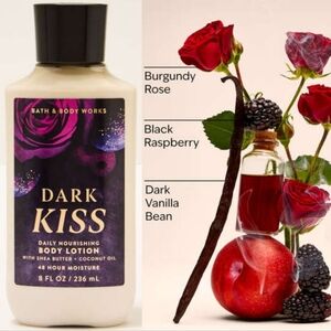 Bath & Body Works Dark Kiss Fine Fragrance Lotion 8oz NEW